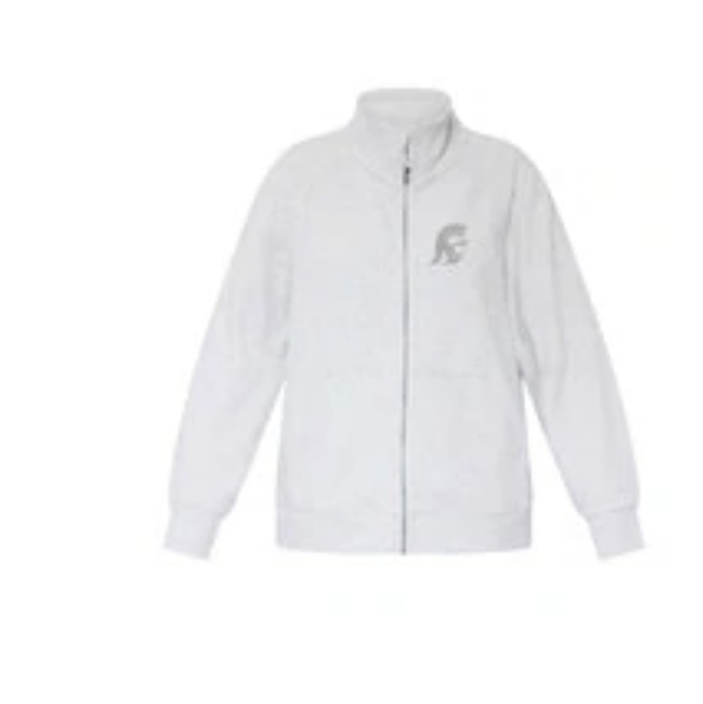 lululemon Trojans Women's Gray Scuba Oversized Funnel Neck Full Zip Jacket M